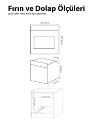 ALVEUS MFA 605 SİYAH (SOĞUTMA FANLI) ANKASTRE FIRIN - 7