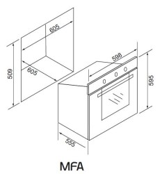 ALVEUS GARDENYA 614 SİYAH 3'LÜ ANKASTRE SET (GLS640-F17-MFA614) - 7