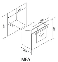 ALVEUS İNCİ SİYAH 2'Lİ ANKASTRE SET (MFA 614 - MOD 3000) - 4