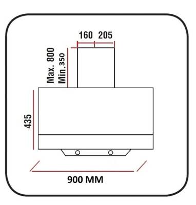 ALVEUS NEW 614 SİYAH CAM 3'LÜ ANKASTRE SET [BİNDESİT-GLS640-MFA614] - 5