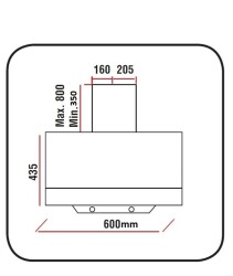 EXEP 2'Lİ BEYAZ CAM ANKASTRE SET [ED401-EO320] - 4